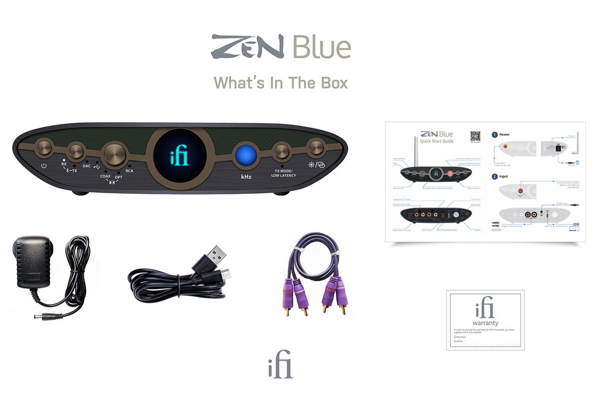 iFi Audio Zen Blue 3, Bluetooth-mottagare och sändare
