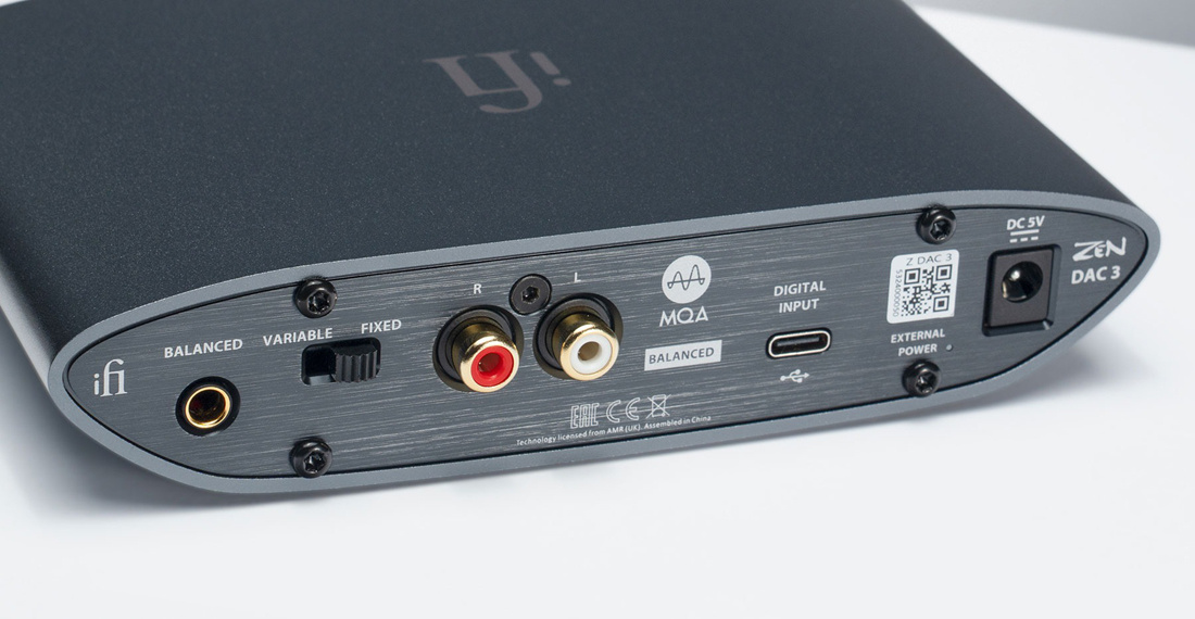 iFi Audio Zen DAC 3, USB DAC med hörlursuttag, Returexemplar