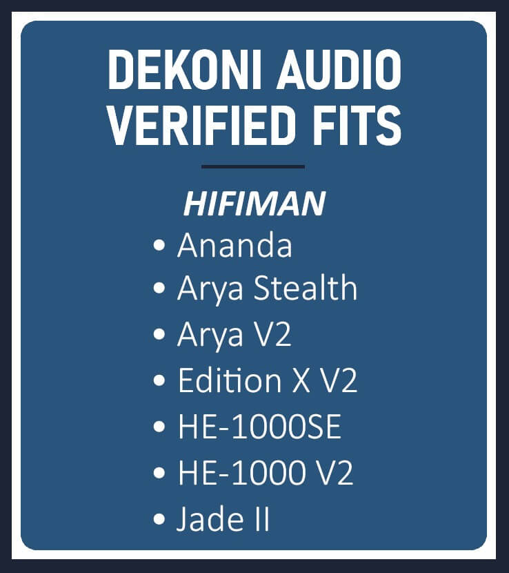 Dekoni Hifiman Arya Elite Sheepskin öronkuddar, fårskinn