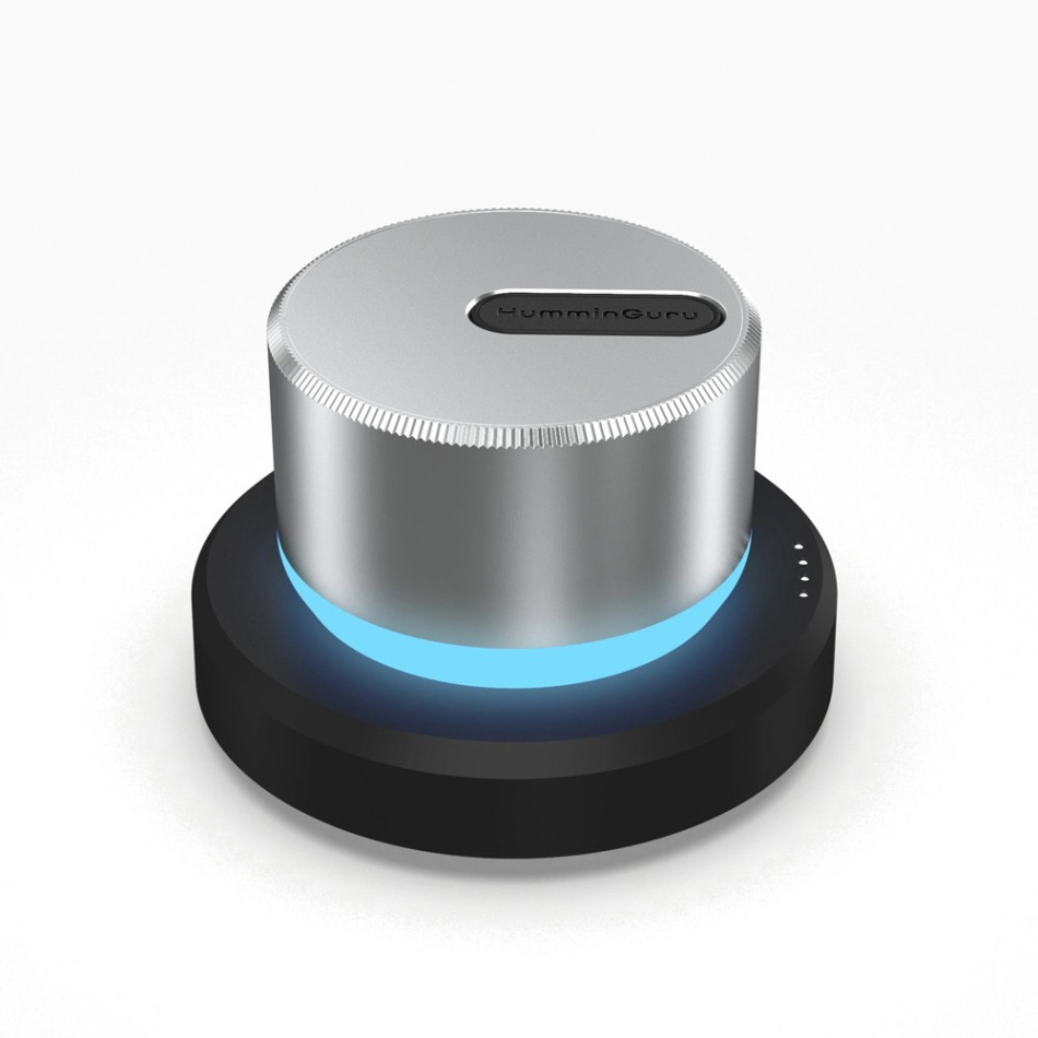 HumminGuru LUMI Record Stabilizer, skivpuck med ljus & hastighetstest