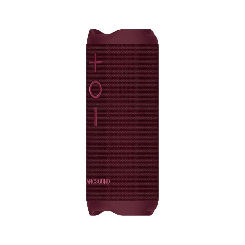 Arcsound EDGE bärbar Bluetooth-högtalare med IPX6-klassning, Ruby Red