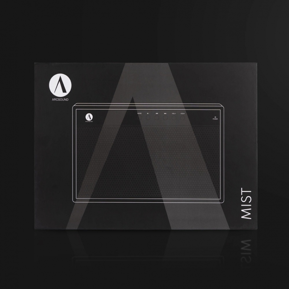 Arcsound Mist, bärbar Bluetooth-högtalare svart