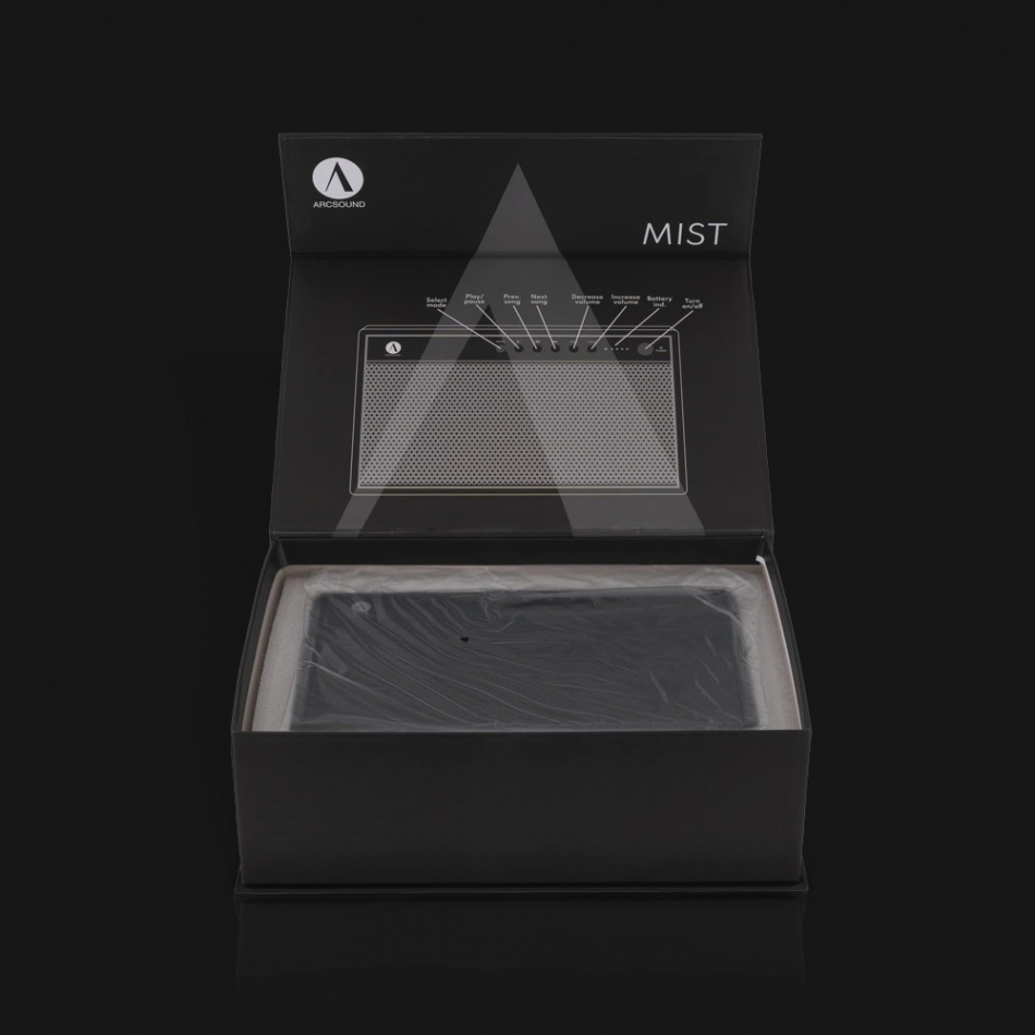 Arcsound Mist, bärbar Bluetooth-högtalare svart