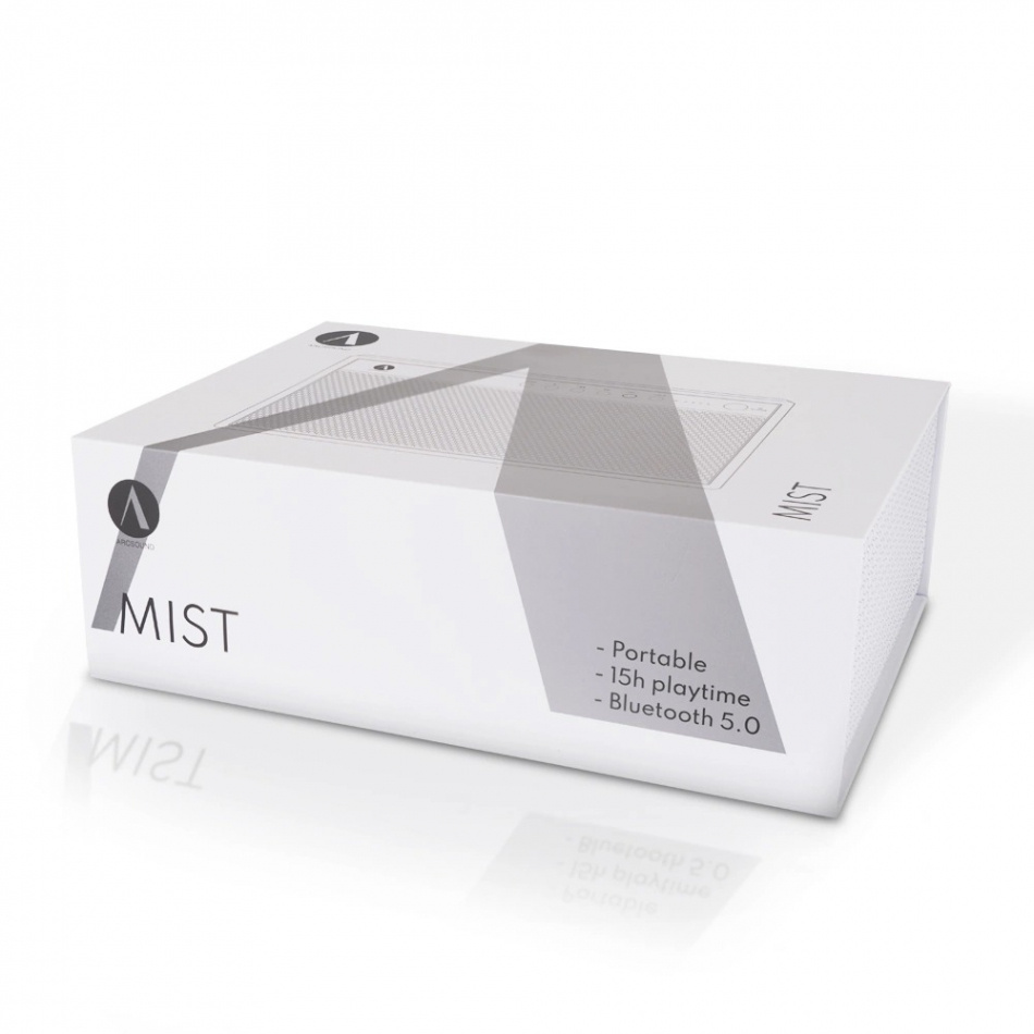 Arcsound Mist, bärbar Bluetooth-högtalare vit