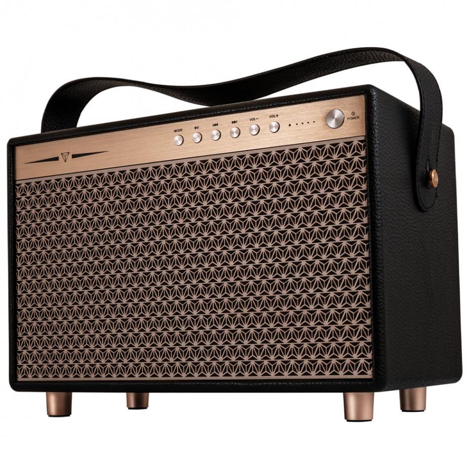 Dynavoice Classic CL-15A Black, bärbar Bluetooth-högtalare med powerbank