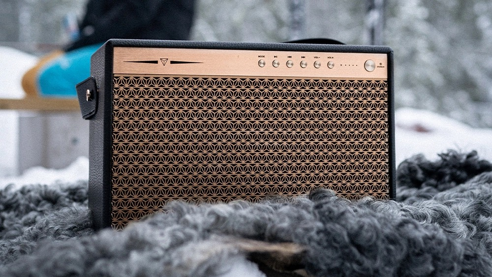 Dynavoice Classic CL-15A Black, bärbar Bluetooth-högtalare med powerbank