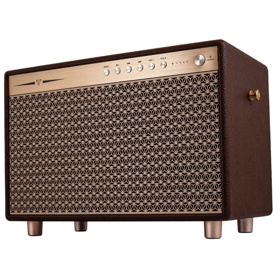 Dynavoice Classic CL-15A Coffee, bärbar Bluetooth-högtalare med powerbank