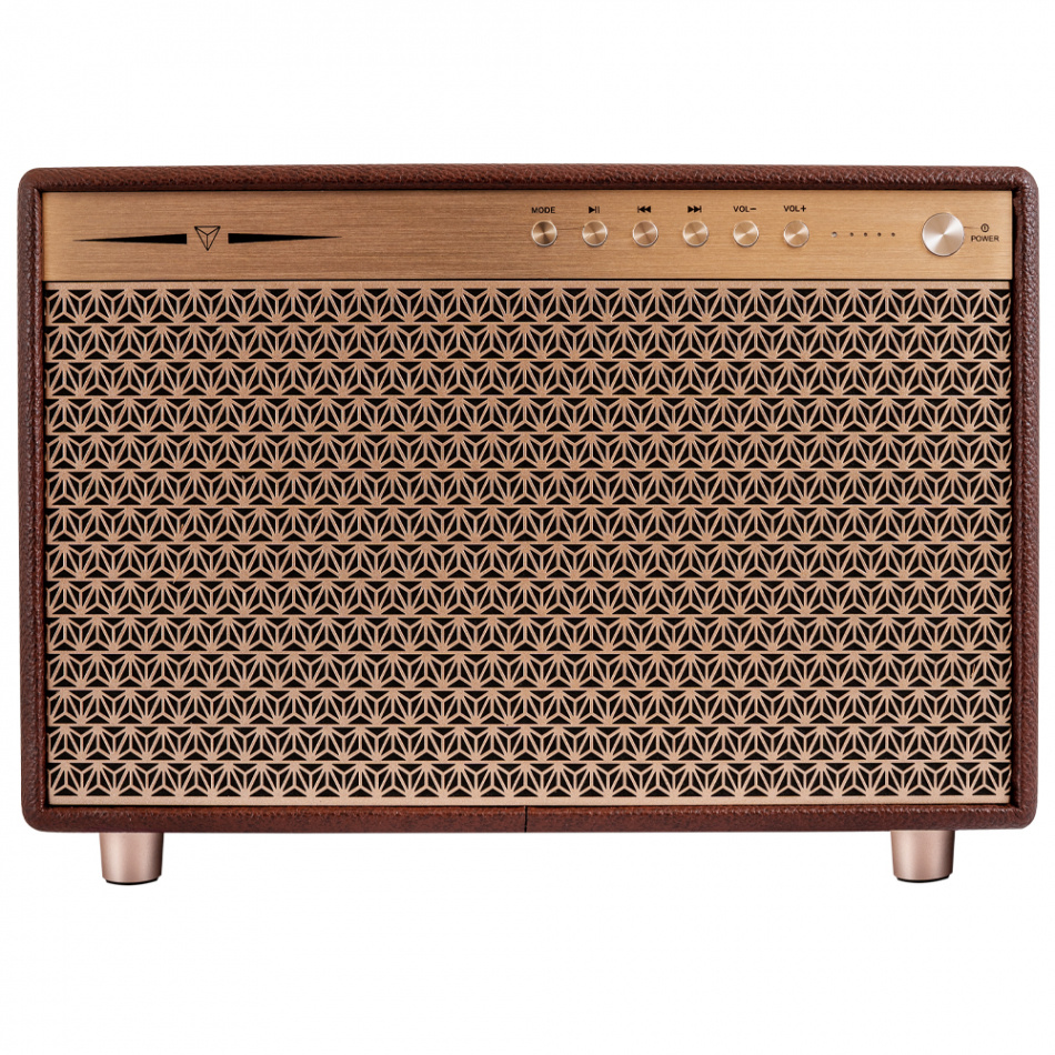 Dynavoice Classic CL-15A Coffee, bärbar Bluetooth-högtalare med powerbank