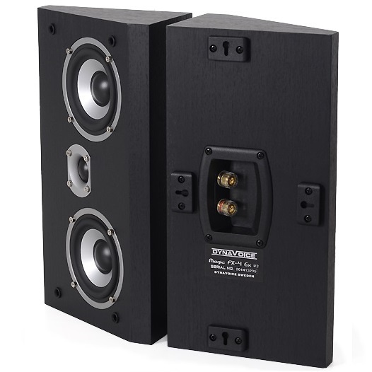 Dynavoice Magic FX-4 EX v.3 vägghögtalare, svart par