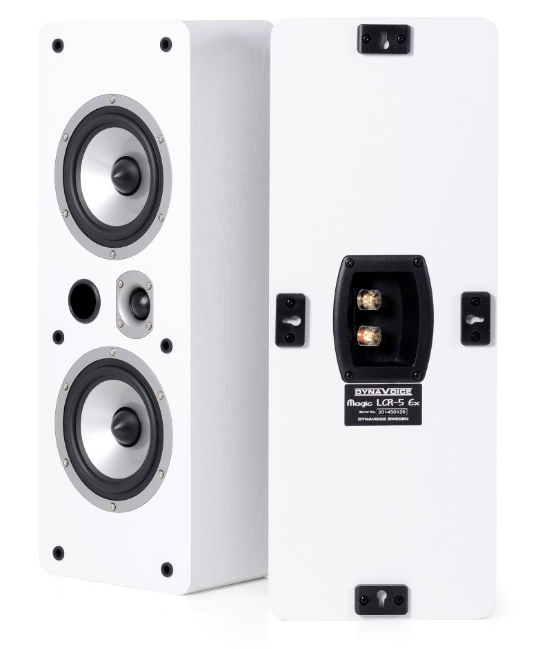 Dynavoice Magic LCR-5 EX v3 vägghögtalare, vitt par