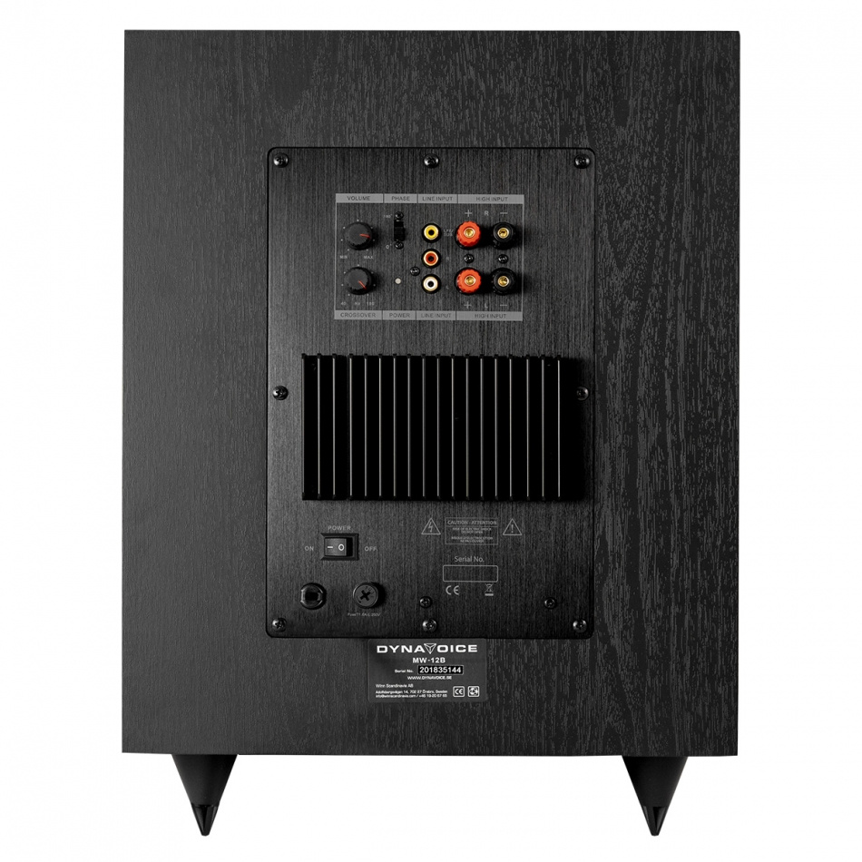 Dynavoice Magic MW12 aktiv subwoofer, svart