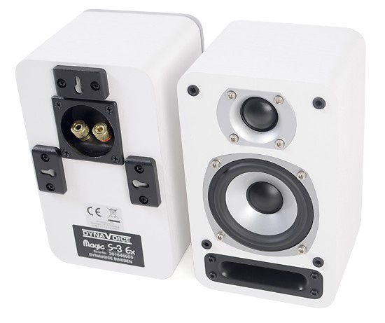 Dynavoice Magic S-3 EX v.3 stativ/vägghögtalare, vitt par