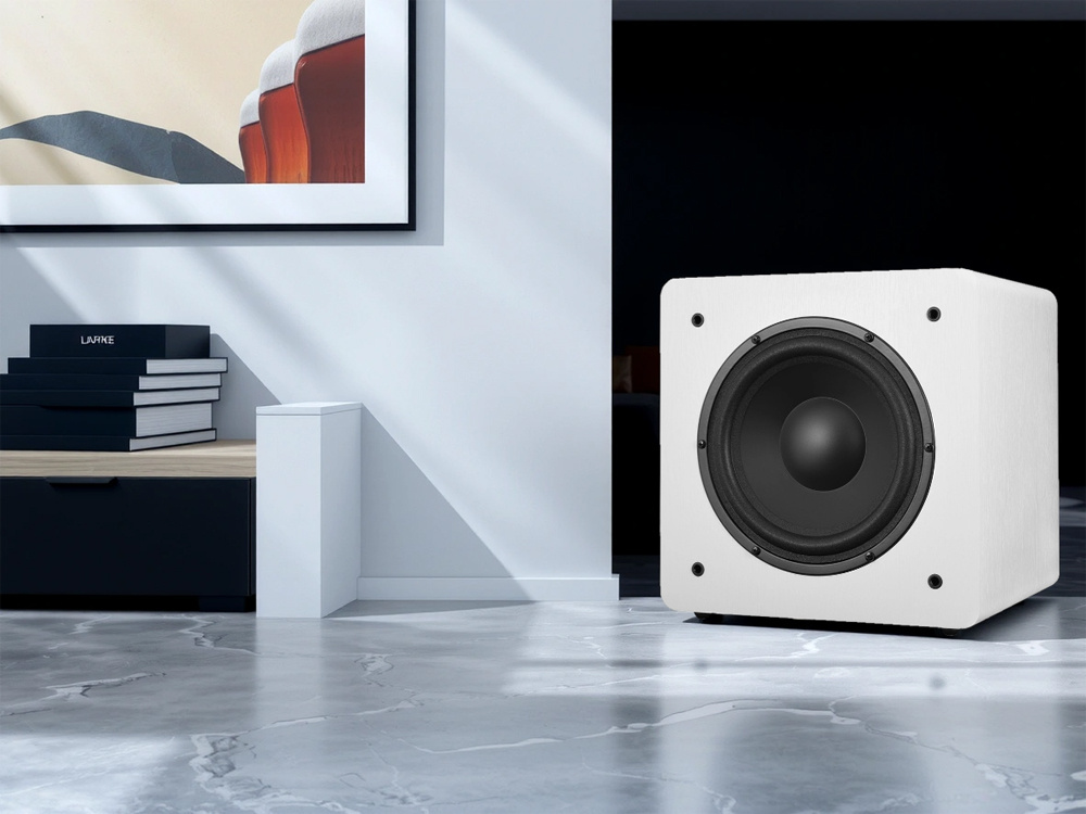 Dynavoice Challenger Sub 8 aktiv subwoofer, vit