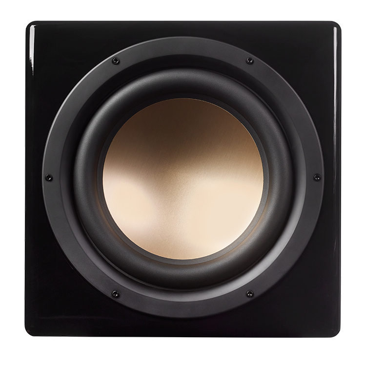 Dynavoice Thunder T-12 aktiv subwoofer, pianosvart