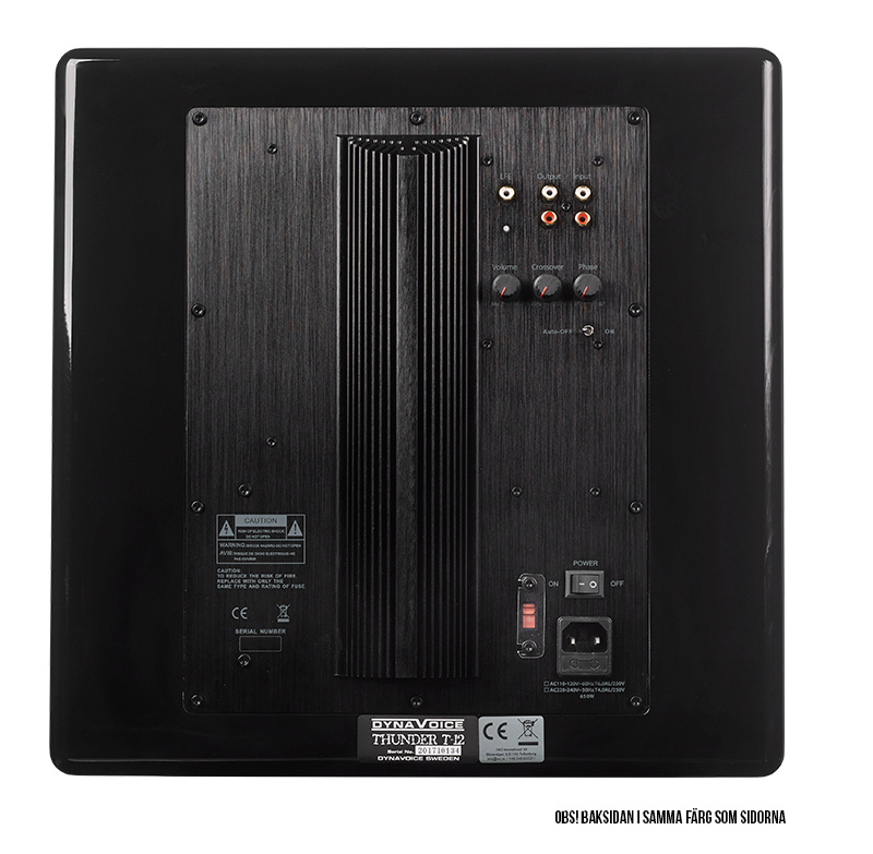 Dynavoice Thunder T-12 aktiv subwoofer, pianovit