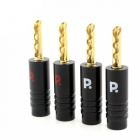 Proson Arctic BFA Metallic banankontakt, 4-pack Proson Arctic BFA Metallic banankontakt, 4-pack