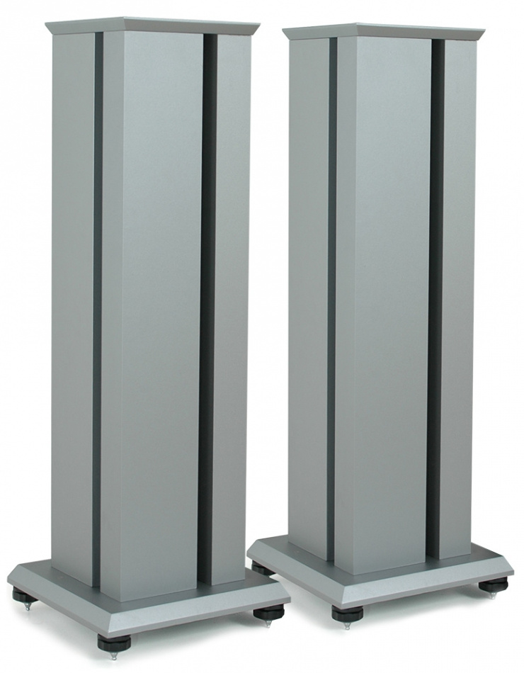 Proson Hi-End Högtalarstativ i trä 68 cm, silver par