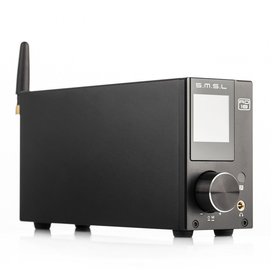 SMSL Audio AD18, kompakt stereoförstärkare med Bluetooth & DAC