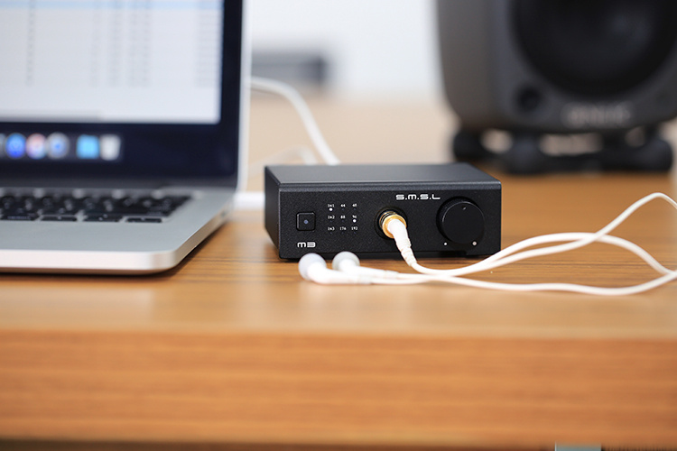 SMSL Audio M3 DAC med hörlursuttag