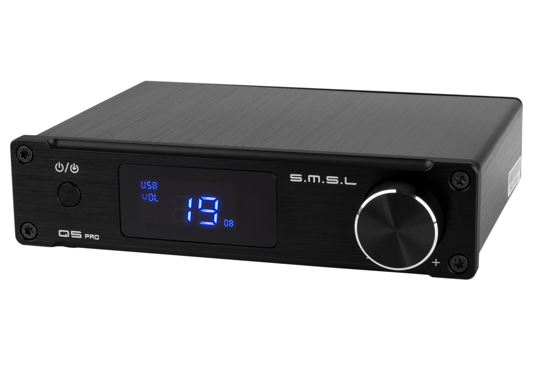 SMSL Audio Q5 Pro, klass D-förstärkare med DAC