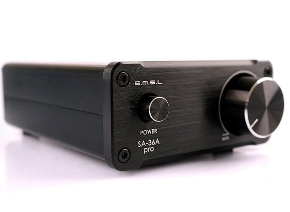 SMSL Audio SA-36A Pro kompakt stereoförstärkare, svart UTFÖRSÄLJNING