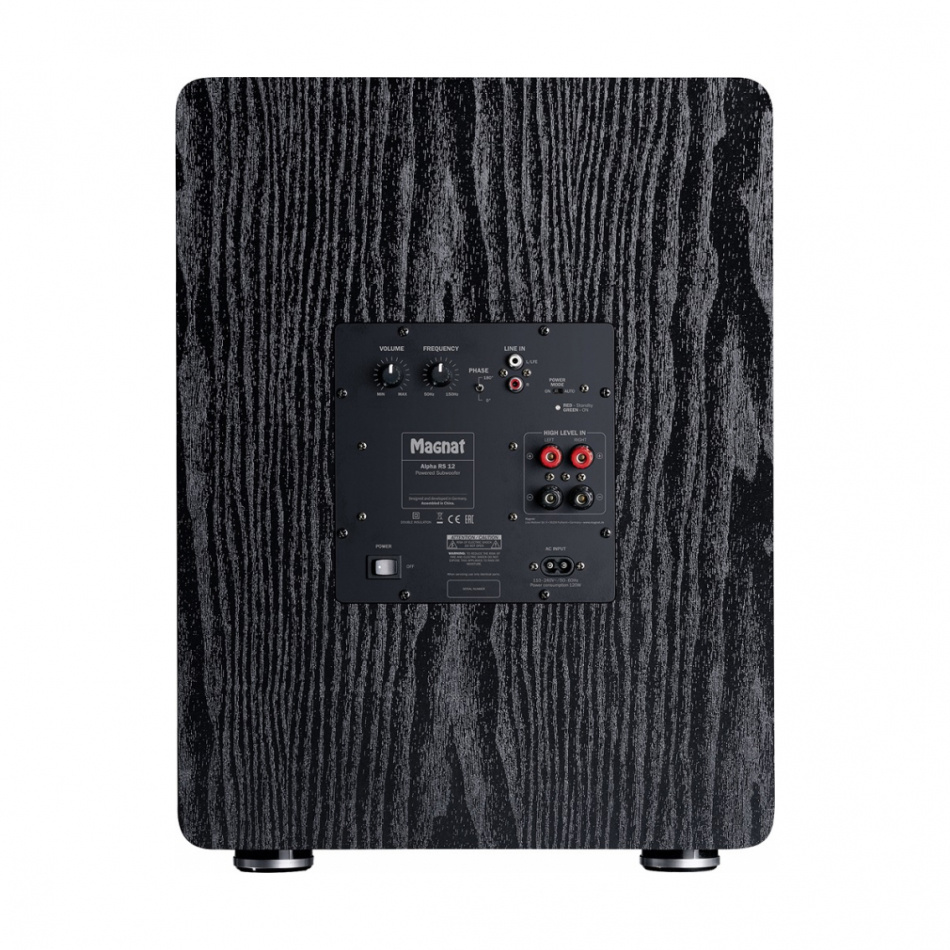 Magnat Alpha RS12 aktiv subwoofer, svart