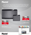 Magnat CS 10 trdls Wifi-hgtalare med batteridrift, vit