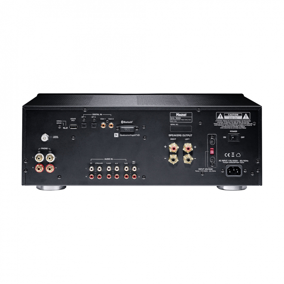Magnat MA 900R stereoförstärkare med Bluetooth, DAC & RIAA, svart