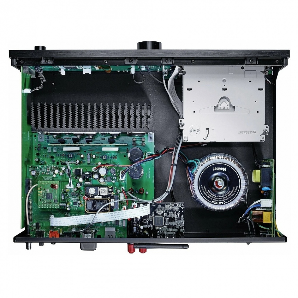 Magnat MC400 stereoförstärkare med CD, nätverk, HDMI ARC, radio & Bluetooth