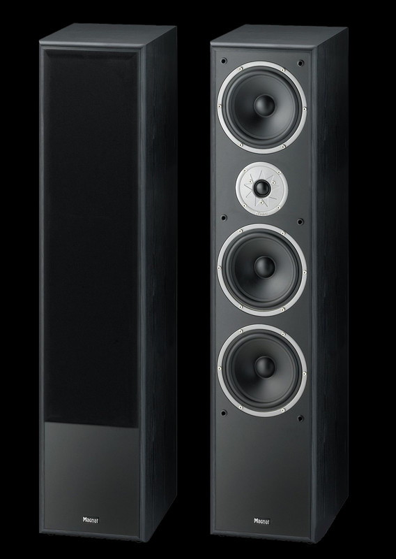 Magnat Monitor Supreme 1002 golvhögtalare, svart par UTFÖRSÄLJNING