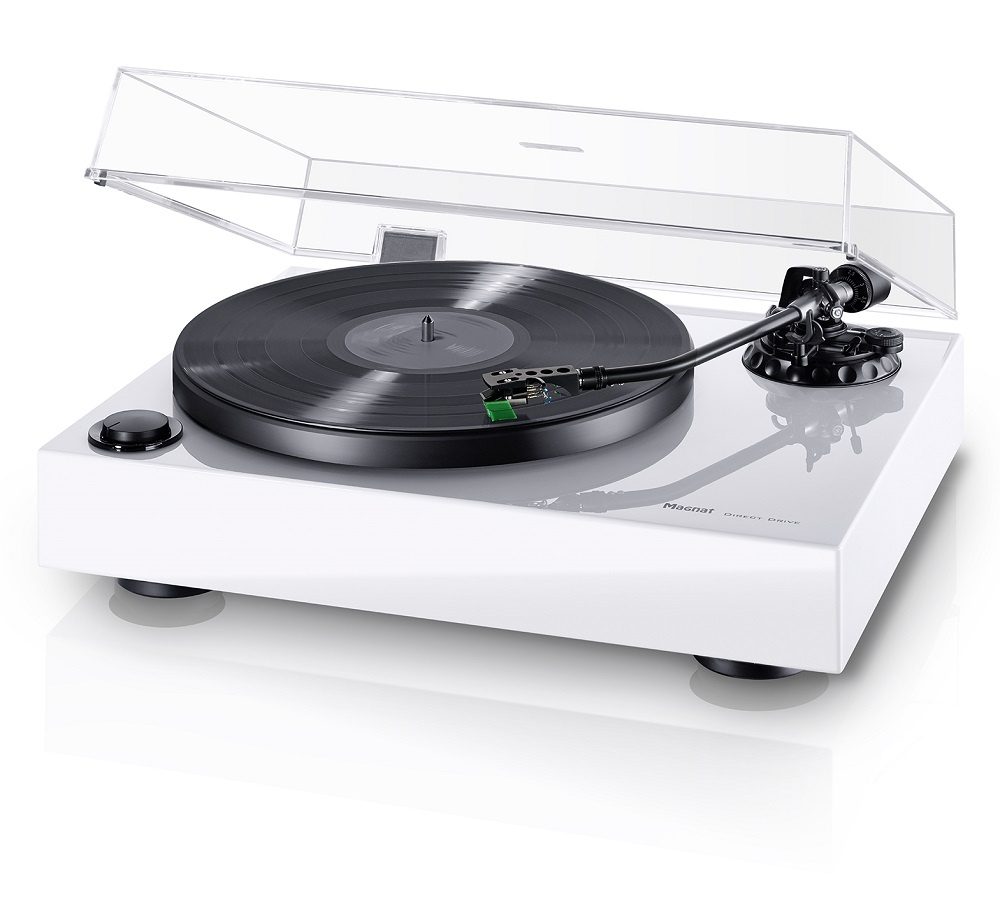 Magnat MTT990 vinylspelare med AT95e-pickup, vit