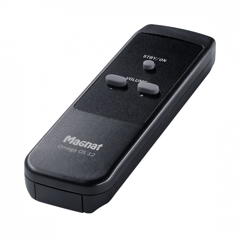 Magnat Omega CS 12 aktiv subwoofer med fjärrkontroll, pianosvart