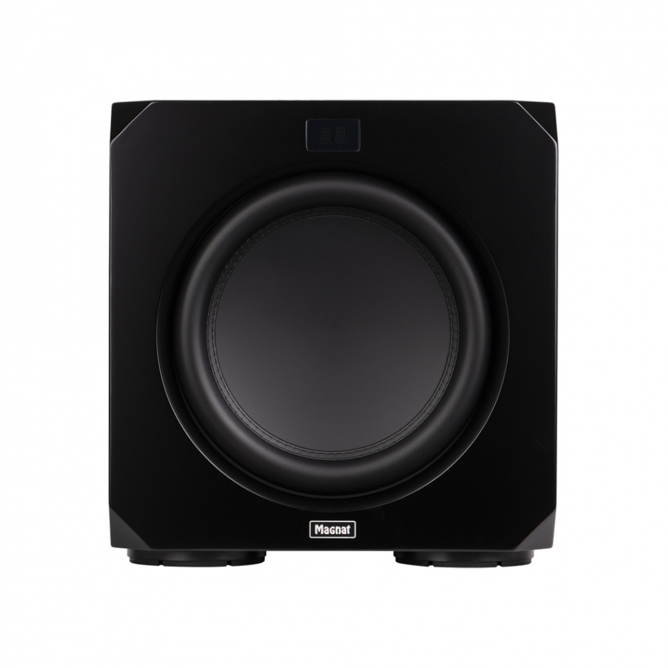 Magnat Omega CS12 aktiv subwoofer med fjärrkontroll, mattsvart