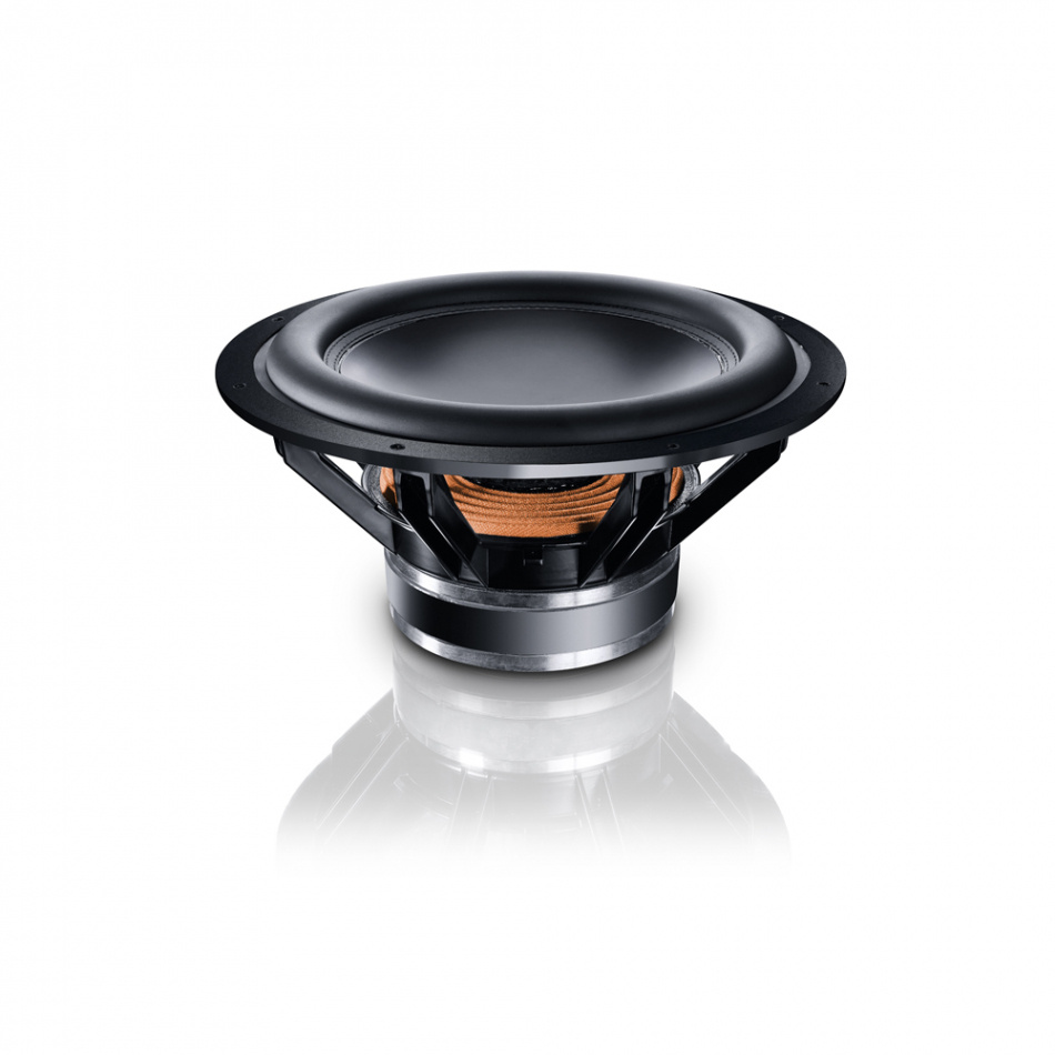 Magnat Omega CS12 aktiv subwoofer med fjärrkontroll, mattsvart