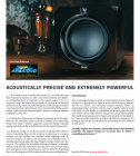 Magnat Omega CS12 aktiv subwoofer med fjärrkontroll, mattsvart Magnat Omega CS12 aktiv subwoofer med fjärrkontroll, mattsvart