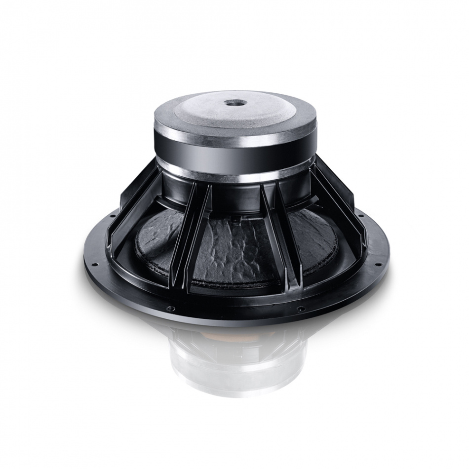 Magnat Omega CS12 aktiv subwoofer med fjärrkontroll, mattvit