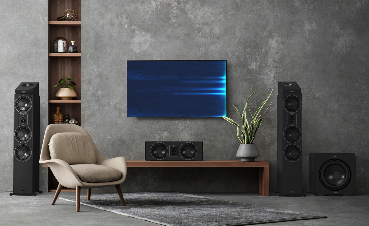 Magnat Signature 607 golvhögtalare, mattsvart par