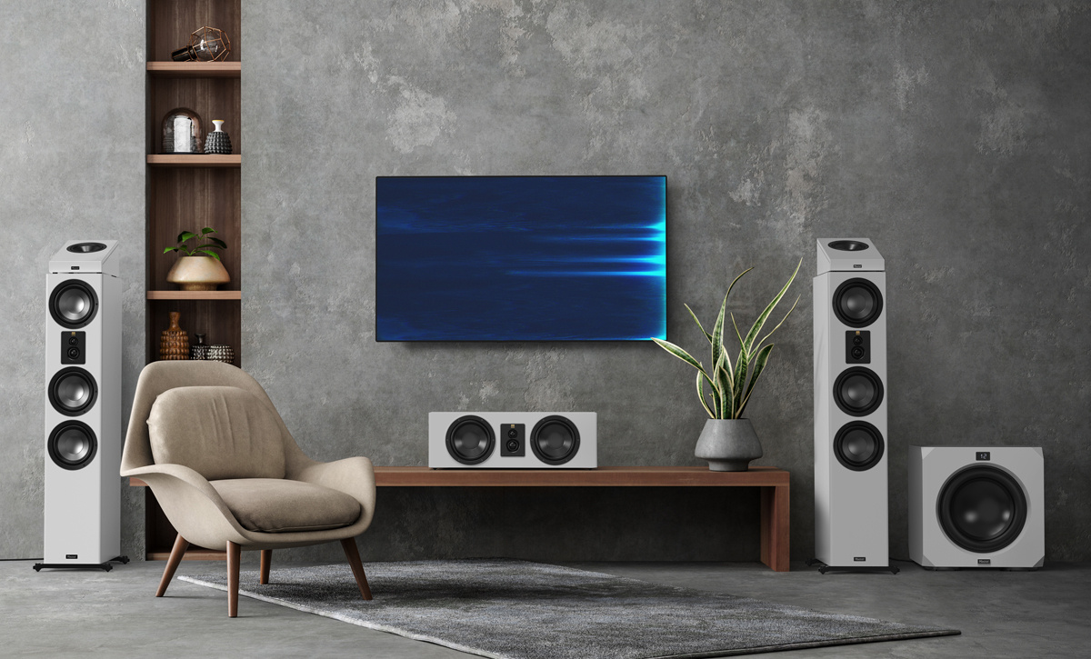 Magnat Signature 607 golvhögtalare, mattvitt par