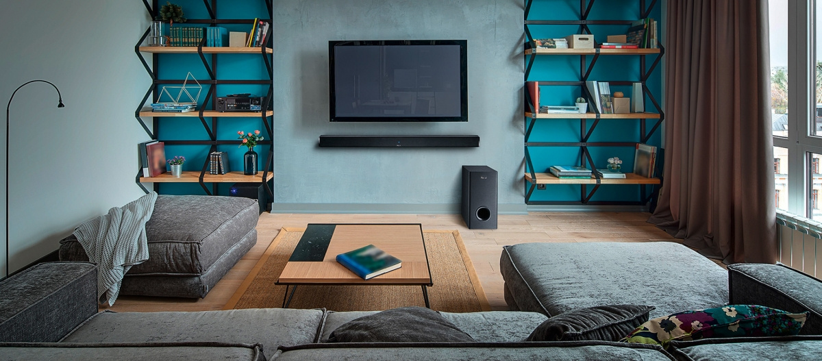 Magnat SBW200 soundbar med trådlös subwoofer, svart