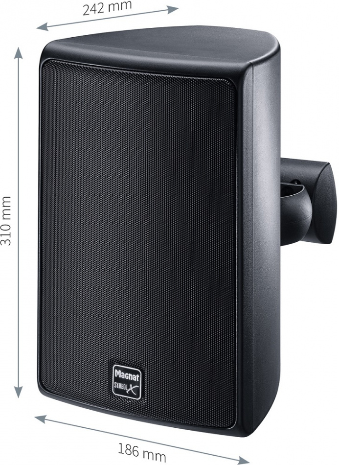 Magnat Symbol X160 Utomhushögtalare, svart par