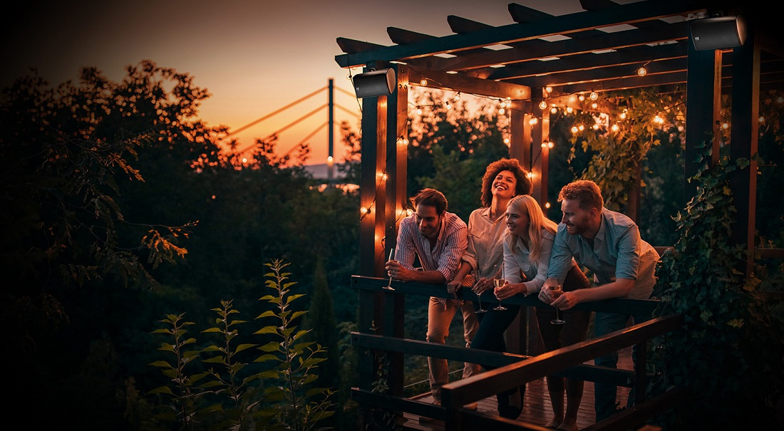 Magnat Symbol X160 Utomhushögtalare, svart par