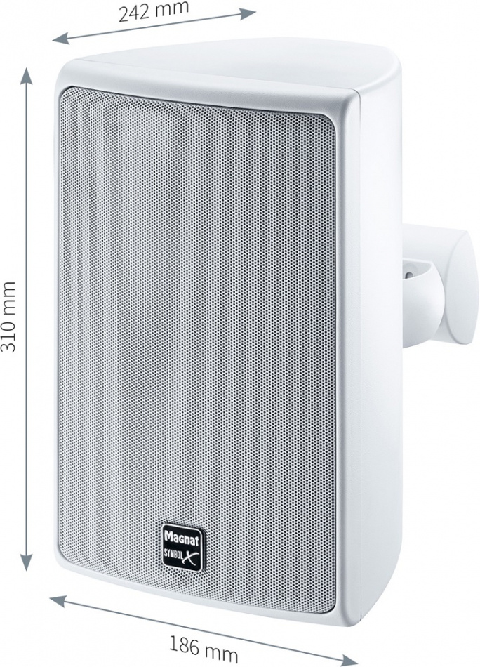 Magnat Symbol X160 Utomhushögtalare, vitt par