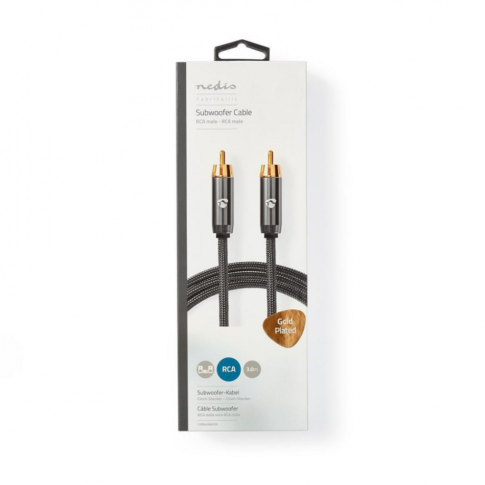 Nedis CAT-B241, subwooferkabel