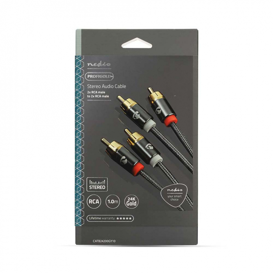 Nedis CAT-B24000 RCA ljudkabel