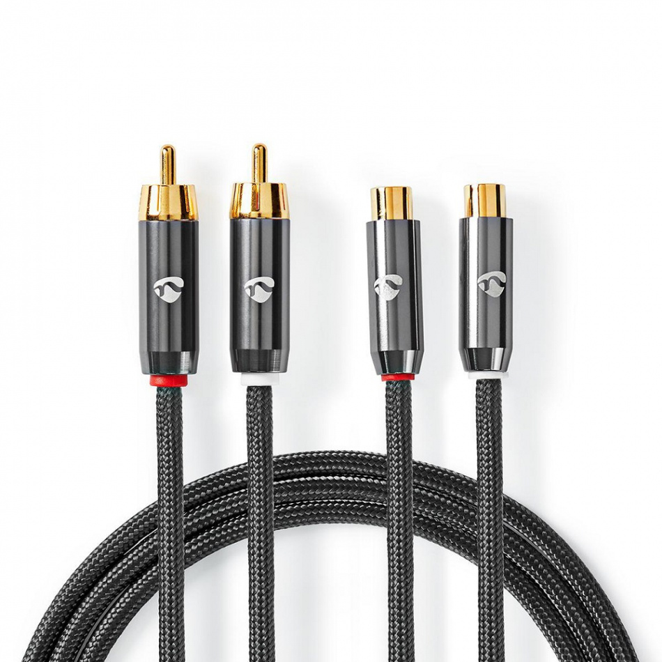 Nedis CAT-B24205 Förlängning RCA ljudkabel