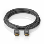 Nedis CVT-B35, HDMI-kabel med Ethernet & 8K metallgr