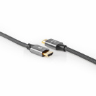 Nedis CVT-B35, HDMI-kabel med Ethernet & 8K metallgr