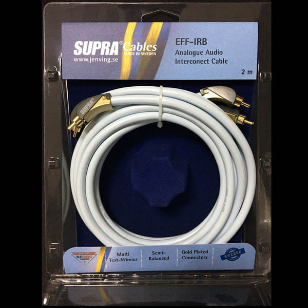 Supra EFF-IRB RCA ljudkabel
