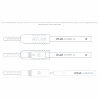 Atlas Element Bi-Wire Achromatic Z, terminerad högtalarkabel stereopar Atlas Element Bi-Wire Achromatic Z, terminerad högtalarkabel stereopar