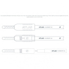 Atlas Element Bi-Amp Achromatic Z, terminerad högtalarkabel stereopar Atlas Element Bi-Amp Achromatic Z, terminerad högtalarkabel stereopar